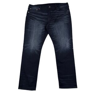 American Eagle Mens Athletic Skinny Airflex+ Dark Wash Jeans 40x32